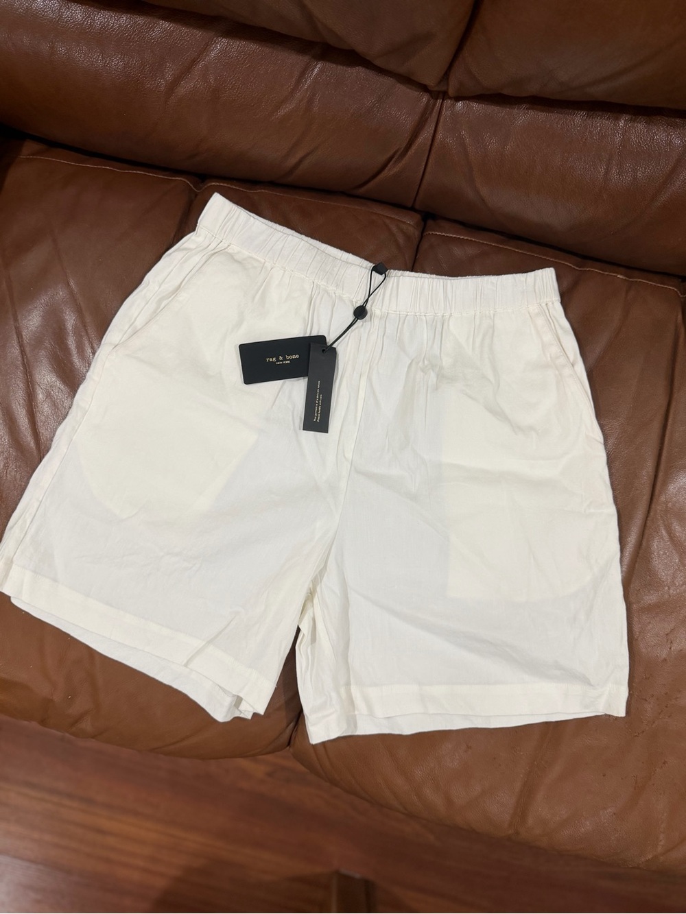 Rag & Bone Maye Linen Blend Shorts